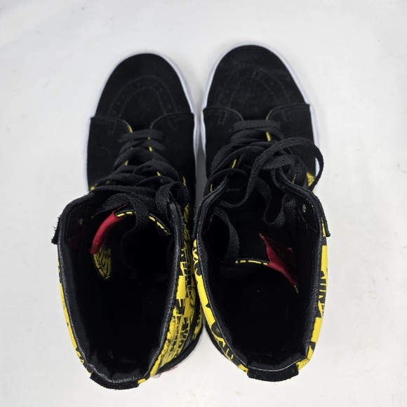 Vans x House of Terror RedRum SK8 HI Sneakers Men’s Size 8 Yellow Black 721356. - Picture 4 of 10